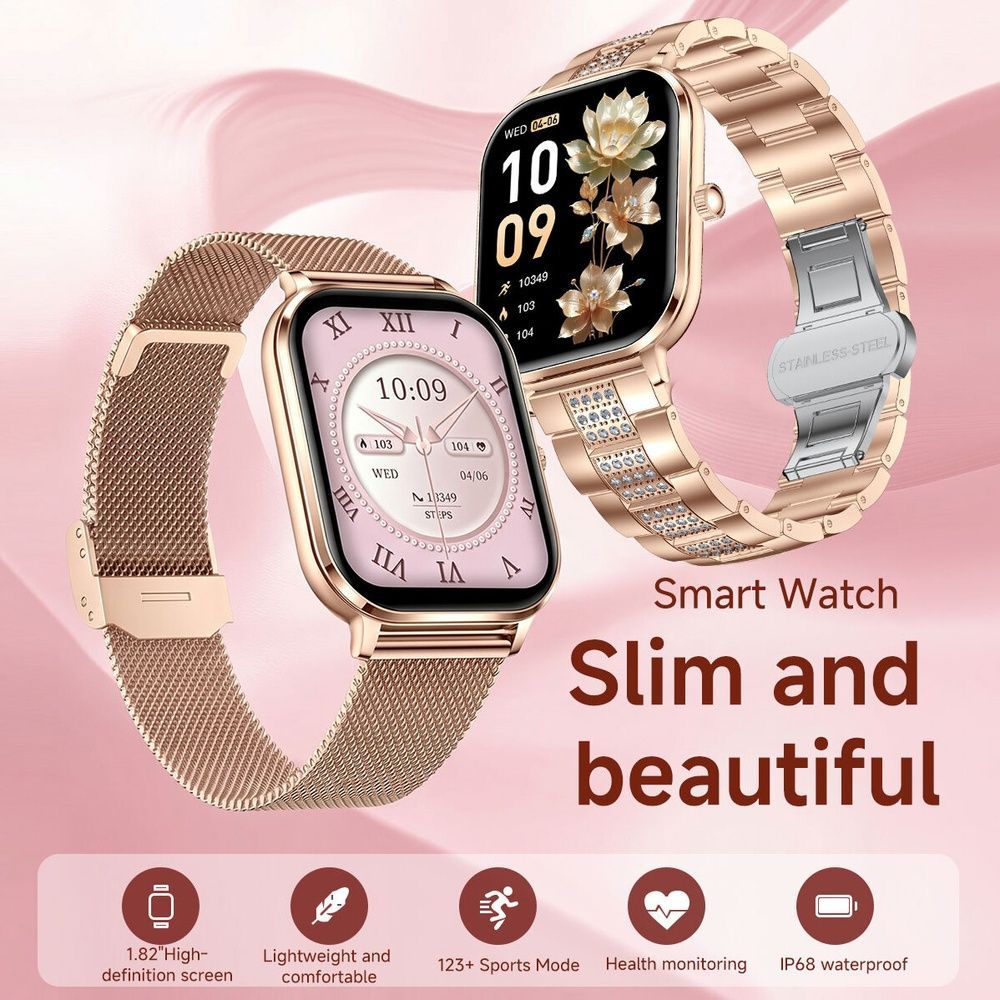 Смарт-годинник жіночий Smart Verona Gold, 2 ремінці 2645 фото