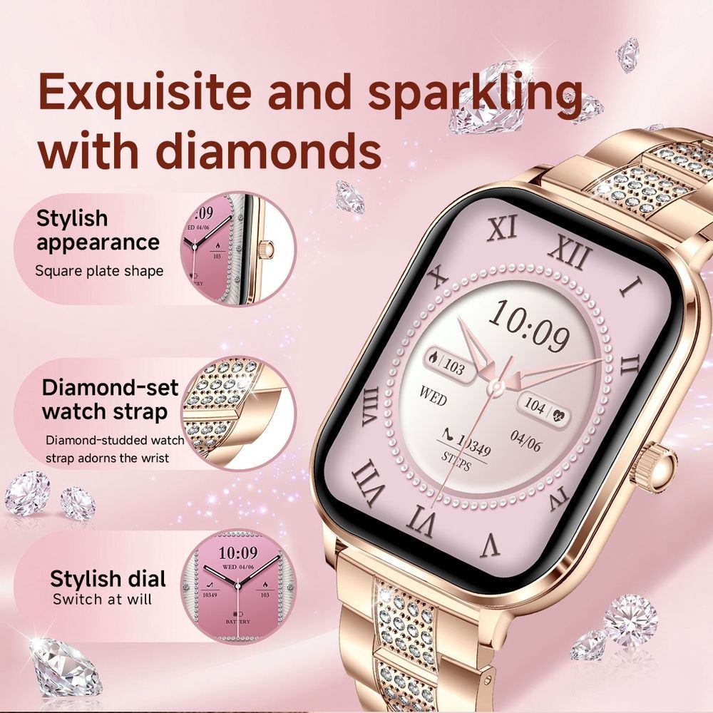 Смарт-годинник жіночий Smart Verona Gold, 2 ремінці 2645 фото