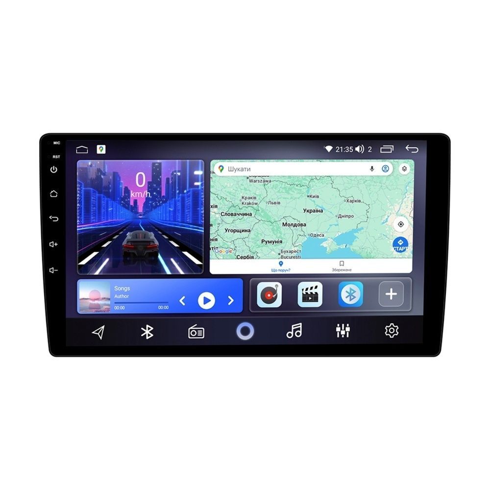 Автомобільна мультимедійна система Decker D9-006 9" Android 13 4/64GB 4G QLED CarPlay Android Auto НФ-00009453 фото