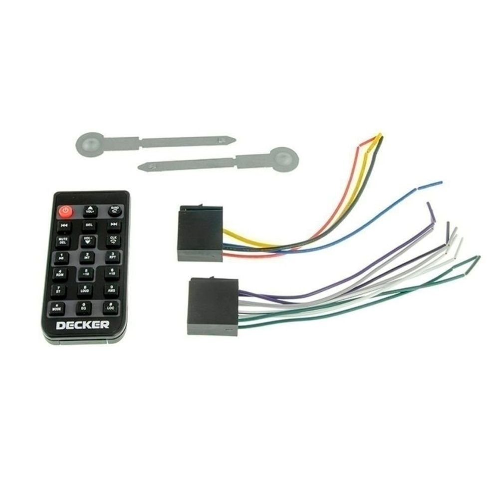 Автомагнітола Decker MDR-122 1 DIN DSP Bluetooth 25-смуговий EQ 6 RCA НФ-00001320 фото