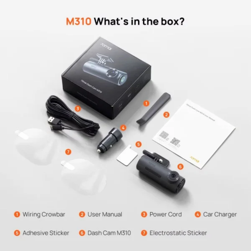 Видеорегистратор для авто 70mai Xiaomi Dash Cam M310 43937 фото