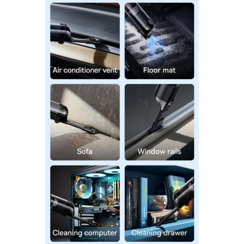 Автомобильный пылесос аккумуляторный Baseus CarVacuum Cleaner A5 130 Вт, 16000 Pa 420346164 фото