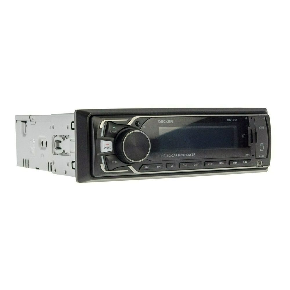 Автомагнітола Decker MDR-200 1 DIN DSP 6&times;100 Вт 8 RCA Bluetooth 28 EQ НФ-00008796 фото