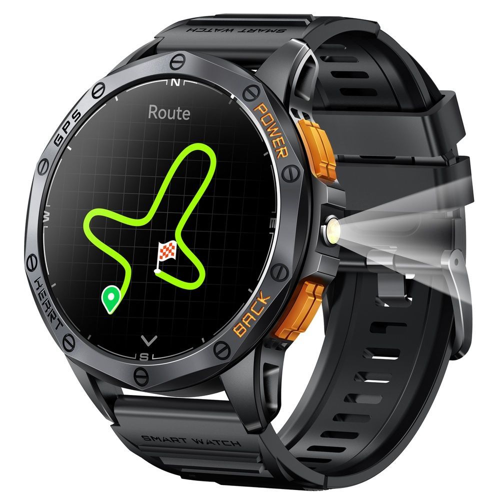 Смарт-годинник чоловічий Smart GPS Max Black, 2 ремінці 1864 фото