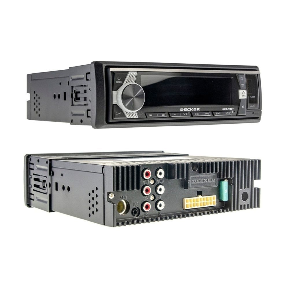 Автомагнитола Decker MDR-210 1 DIN DSP 4&times;95 Вт Bluetooth 31-полосный EQ НФ-00009653 фото