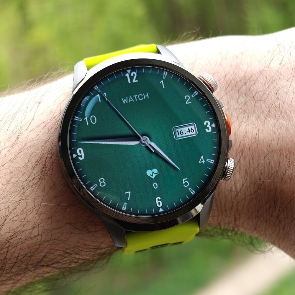 Смарт-годинник чоловічий Smart Technology Green з SIM, 2 ремінці 2459 фото