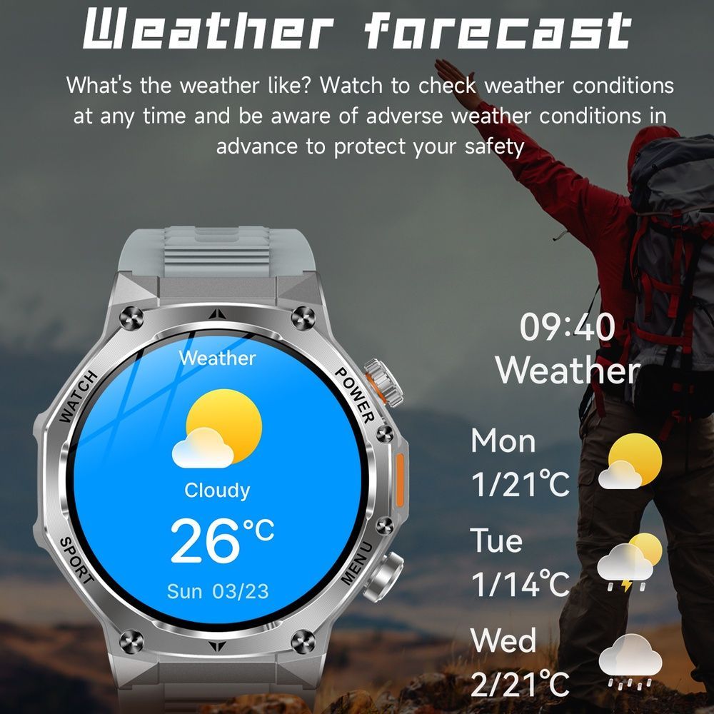 Смарт-годинник чоловічий Smart Surf X Pro Silver Grey, 2 ремінці 1921 фото