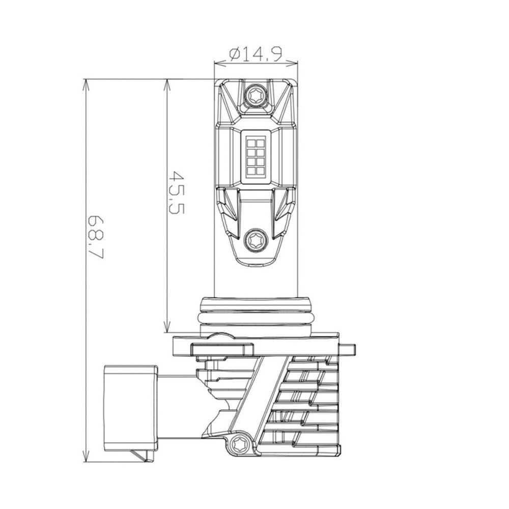 Світлодіодна лампа Nextone L7 9005 6000K НФ-00001700 фото