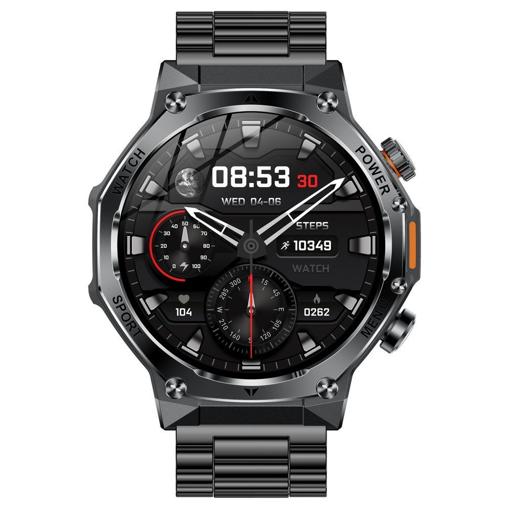 Смарт-годинник чоловічий Smart Surf X Pro Black Steel, 2 ремінці 2024 фото