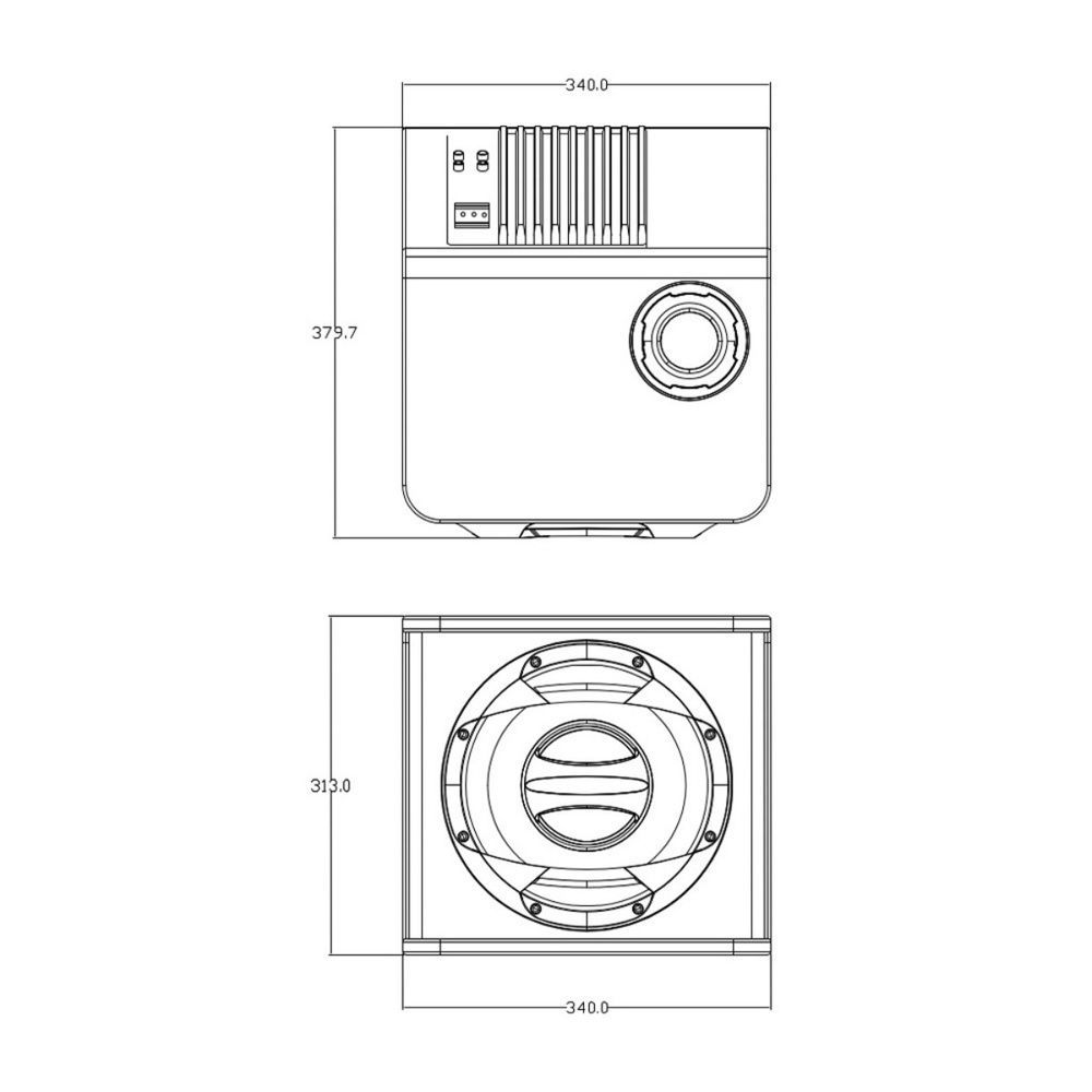 Сабвуфер Decker DSW-250 10&Prime; 200 Вт RMS НФ-00005097 фото