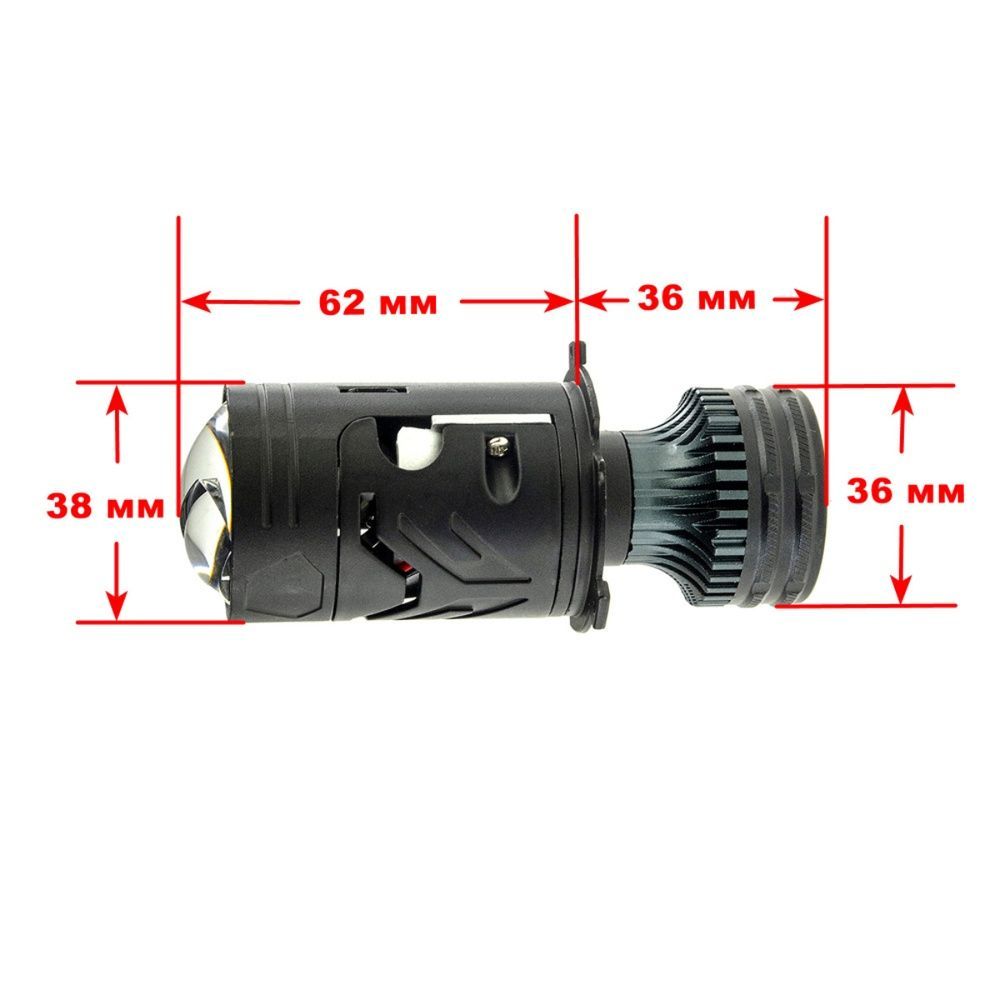 Світлодіодна лампа Decker LED RGX-01 5.5K H4 65/85W НФ-00009455 фото