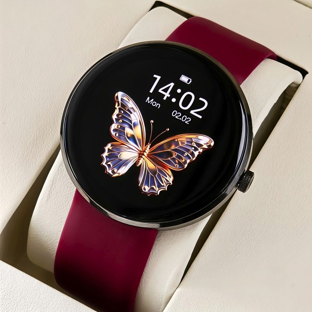 Смарт-годинник жіночий Smart Luna Cherry Rubber, 3 ремінці 2491 фото
