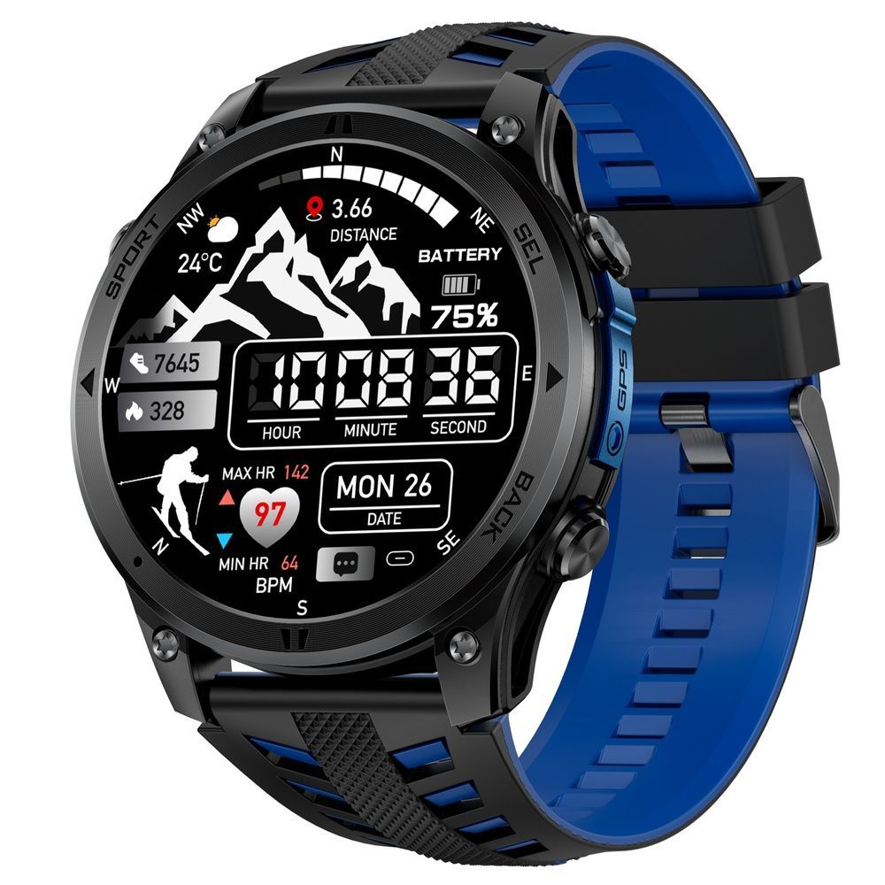 Смарт-годинник чоловічий Smart Optimus GPS, 2 ремінці 2529 фото