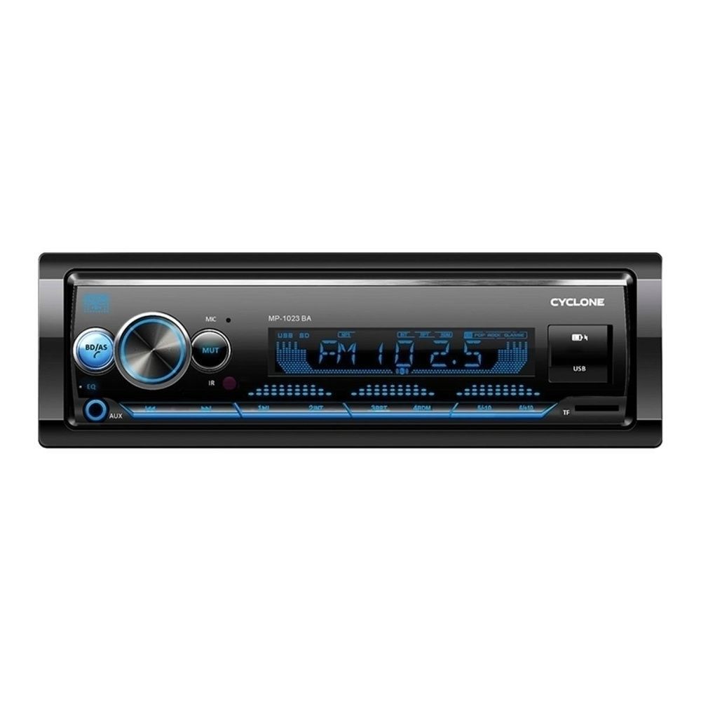 Автомагнітола Cyclone MP-1024 1 DIN Bluetooth USB microSD 4&times;50 Вт НФ-00001100 фото