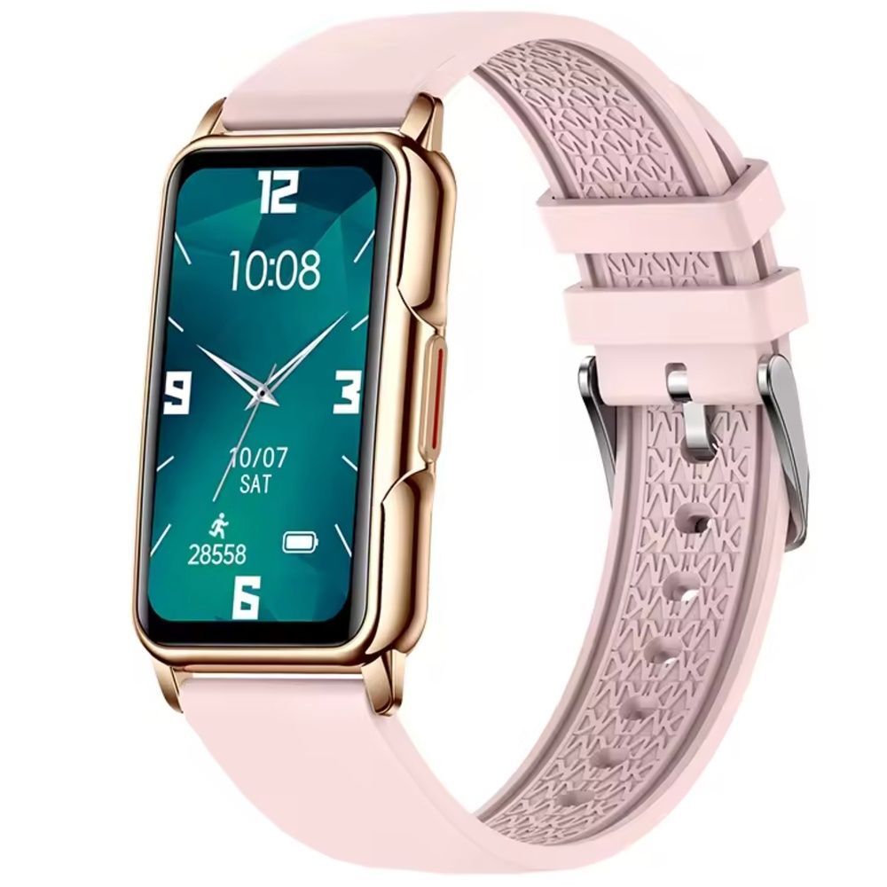 Смарт-часы женские Smart Mioband Nano+ Pink, 2 ремешка 2117 фото