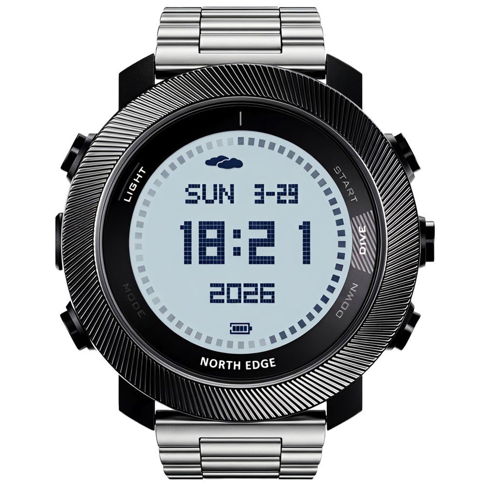 Смарт-годинник North Edge Apache D Stainless, 2 ремінці 2568 фото
