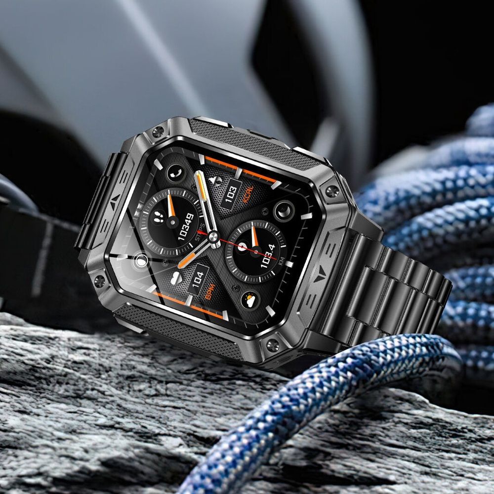 Смарт-годинник чоловічий Smart Formula K+ Steel, 2 ремінці 2236 фото