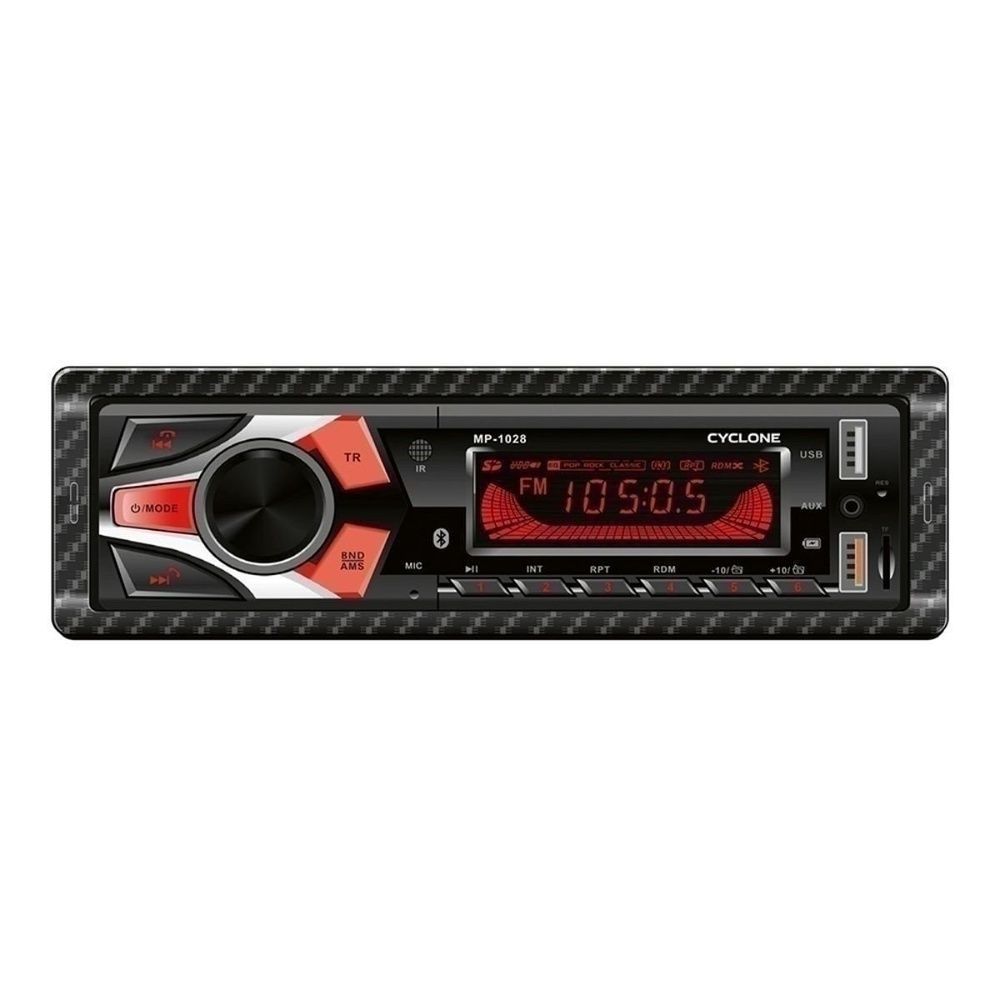 Автомагнітола Cyclone MP-1028 1 DIN Bluetooth USB microSD 4&times;50 Вт НФ-00003481 фото